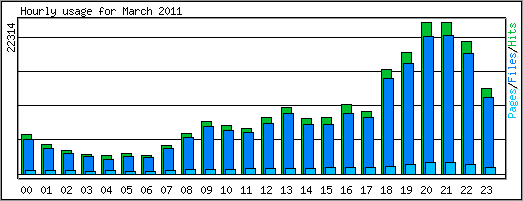 Hourly usage