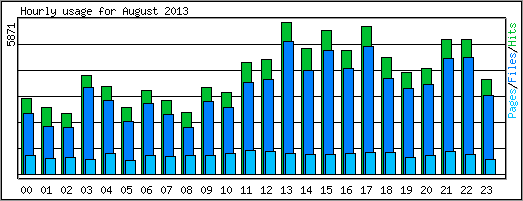 Hourly usage