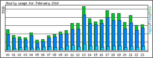 Hourly usage