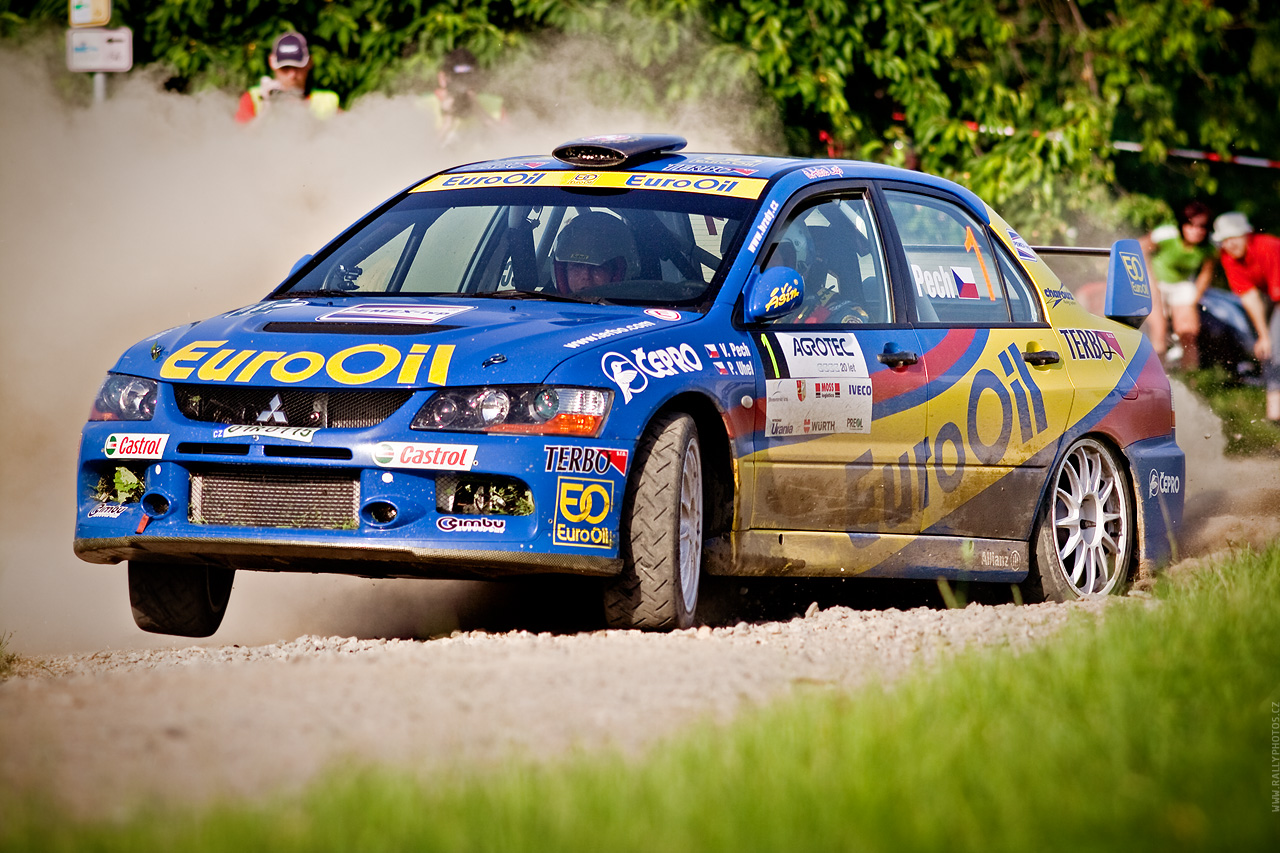 Agrotec Rally Hustopeče 2010 - Václav Pech - Mitsubishi Lancer EVO IX