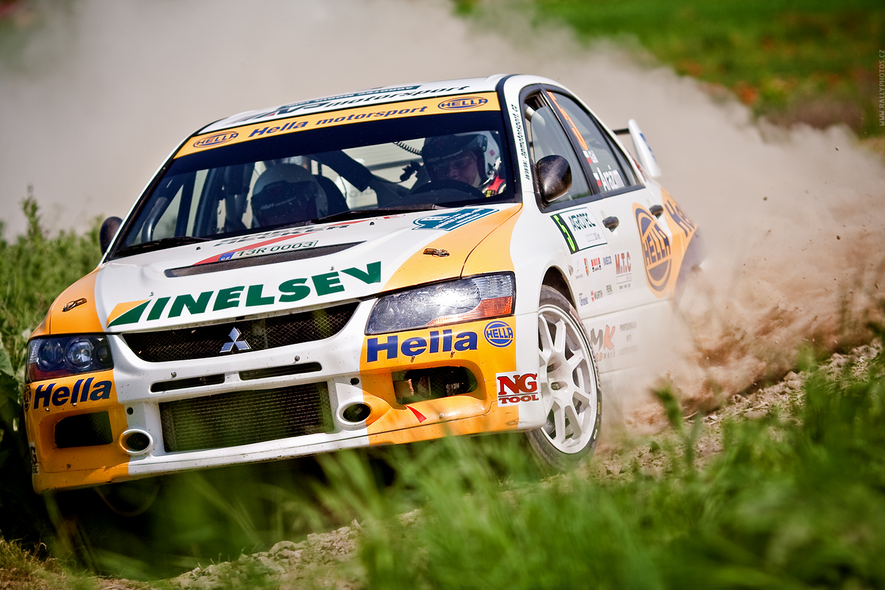 Agrotec Rally Hustopeče 2010 - Václav Arazim - Mitsubishi Lancer EVO IX