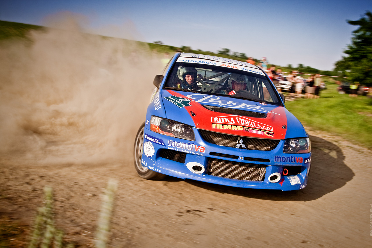 Agrotec Rally Hustopeče 2010 - Vladimír Barvík - Mitsubishi Lancer EVO IX