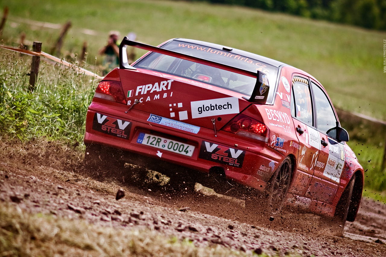 Rally Krkonoše 2010 - Lumír Firla - Mitsubishi Lancer EVO VII