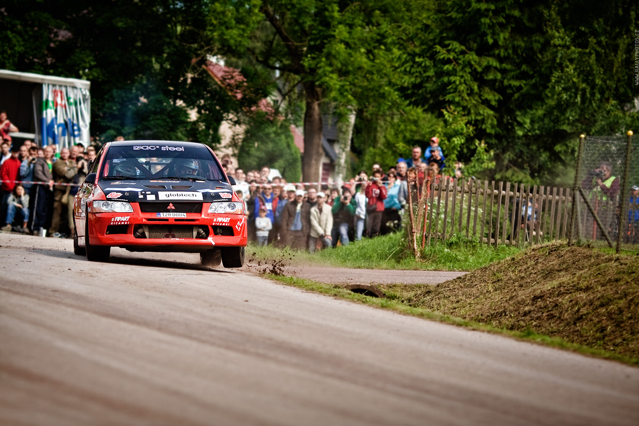 Rally Krkonoše 2010 - Lumír Firla - Mitsubishi Lancer EVO VII