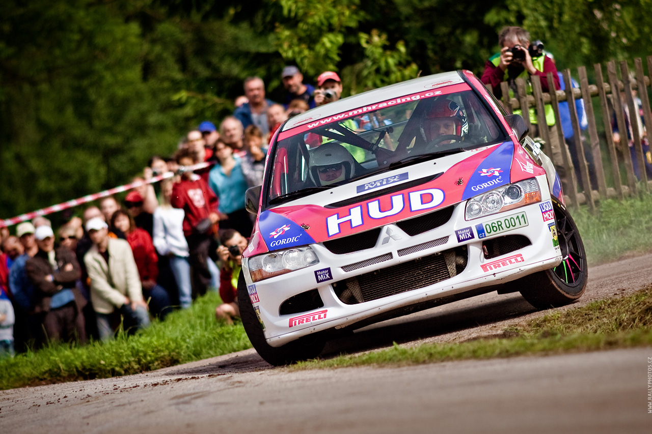 Rally Krkonoše 2010 - Martin Hudec - Mitsubishi Lancer EVO VIII