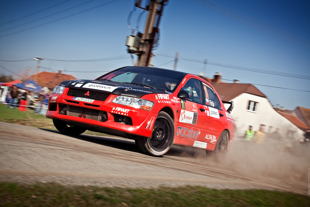 Horácká Rally Třebíč 2010 - Lumír Firla - Mitsubishi Lancer EVO IX