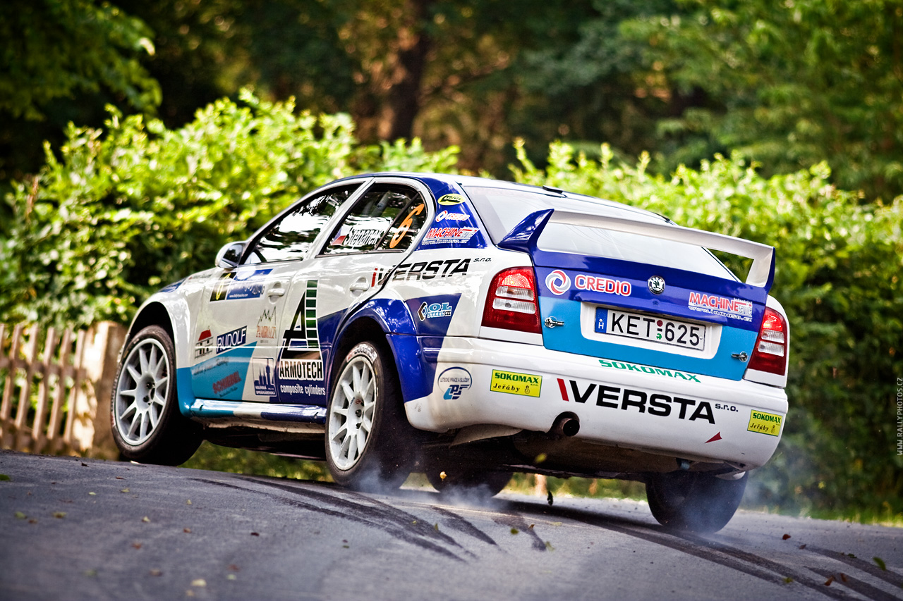 Rally Vysočina 2010 - Jan Štěpánek - Škoda Octavia WRC