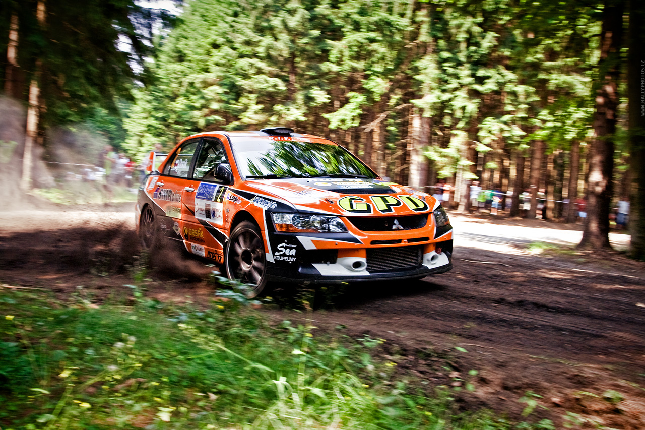 Rally Vysočina 2010 - Jaroslav Orsák - Mitsubishi Lancer EVO IX