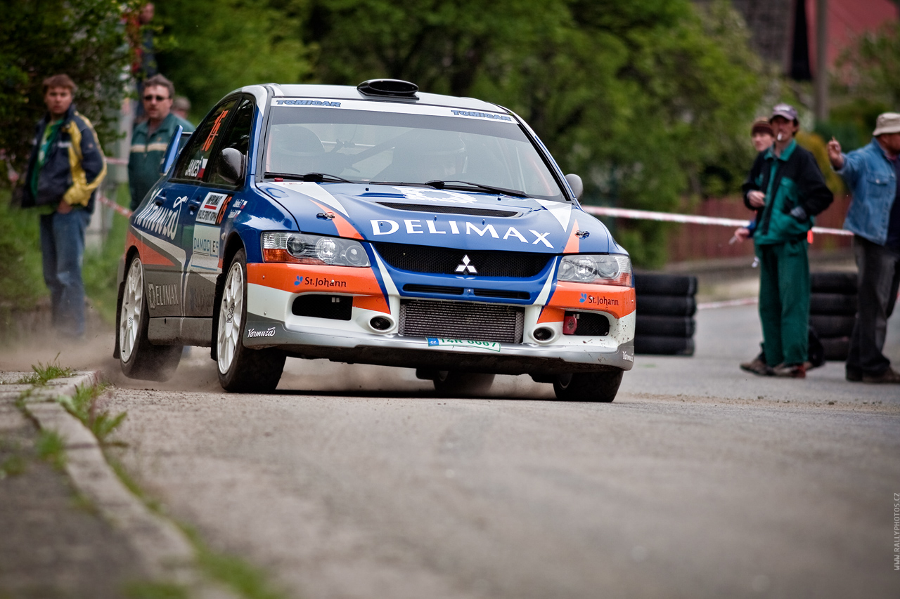 Rallysprint Kopná 2010 - Mirek Jakeš - Mitsubishi Lancer EVO IX