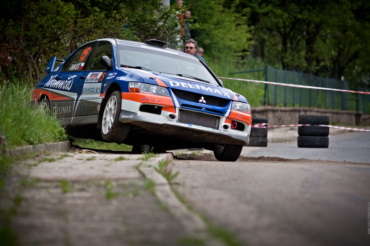 Rallysprint Kopná 2010 - Mirek Jakeš - Mitsubishi Lancer EVO IX