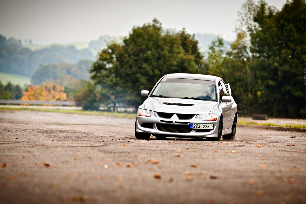 Lancers EVO & Imprezas testing @ Kopřivnice 2010