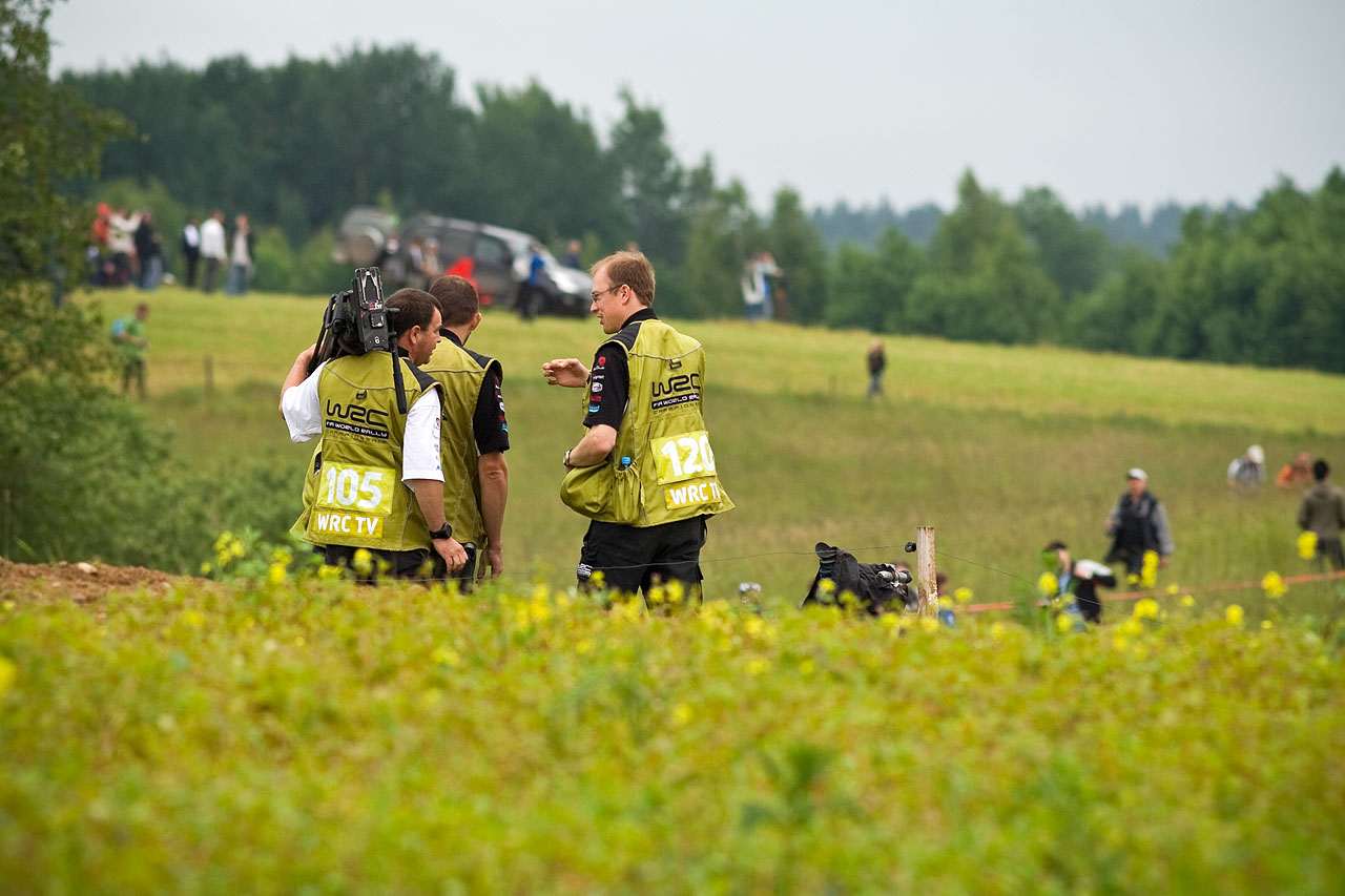 Snapshots from WRC Poland 2009